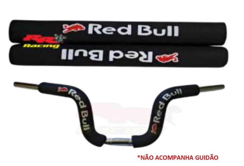 Imagem de Protetor Espuma Guidão 22Mm Com 2 Peças - 32 Cm - Red Bull