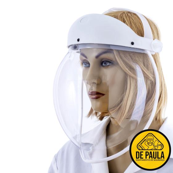 Imagem de Protetor Facial Rosto Bolha P/ Médicos Dentistas Enfermeiros BOLHA SILOMINAS