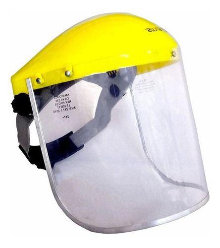Protetor Facial Viseira Trasparente Com Catraca Epi 2 Und Menor preço em Protetor Facial Viseira Trasparente Com Catraca Epi 2 Und