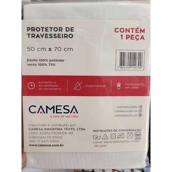 Imagem de Protetor Impermeável para Travesseiro - CAMESA