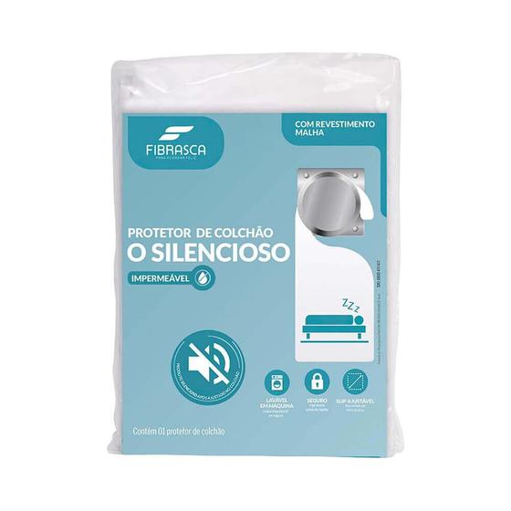 Protetor Impermeável Silencioso de Colchão Casal 140cm Fibrasca Malha - Branco Menor preço em Protetor Impermeável Silencioso de Colchão Casal 140cm Fibrasca Malha - Branco