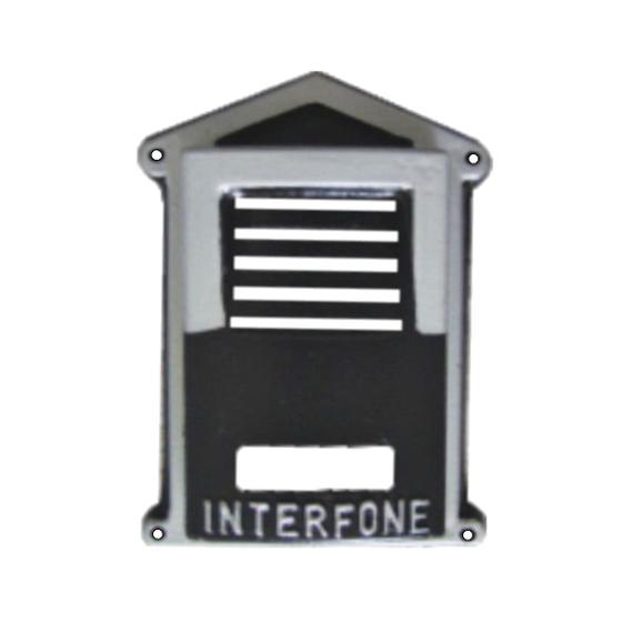 Imagem de Protetor Interfone Caixa em Alumínio Fundido N01 Prata