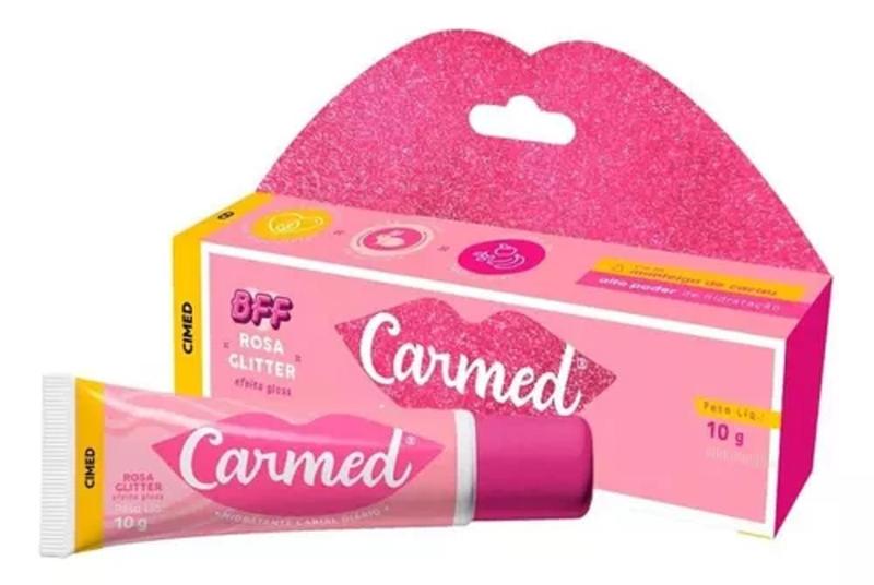 Imagem de Protetor Labial Carmed  Bff  Rosa Glitter 10gr  Cimed