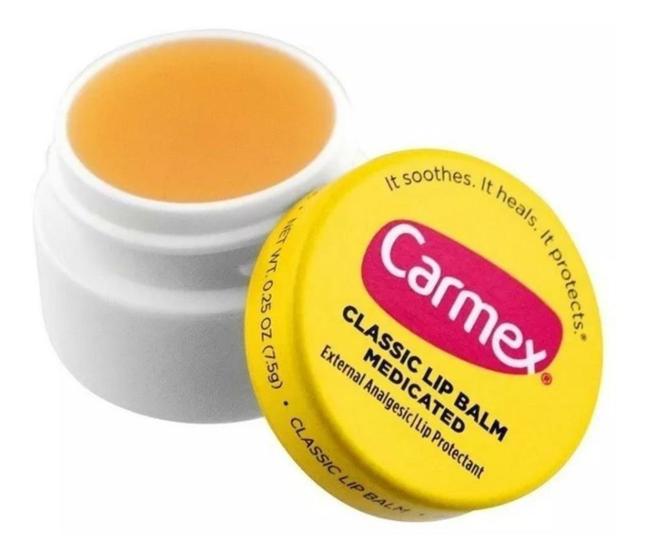 Imagem de Protetor labial carmex pote classico original sem sabor