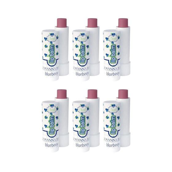 Imagem de Protetor Labial Giovanna Baby 3,5G Blueberry - Kit Com 6Un