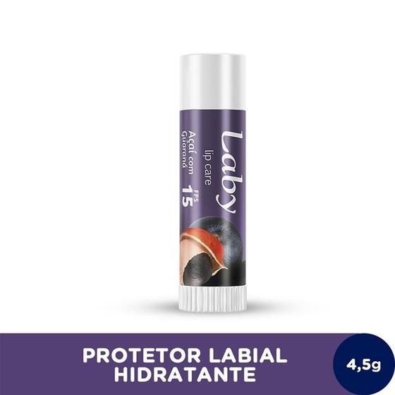 PROTETOR LABIAL HIDRATANTE FPS15 AÇAI COM GUARANA 4,5g LABY Menor preço em PROTETOR LABIAL HIDRATANTE FPS15 AÇAI COM GUARANA 4,5g LABY