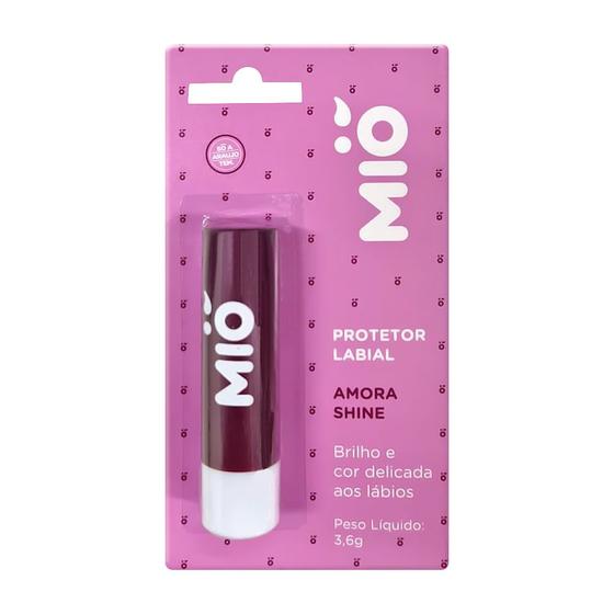 Imagem de Protetor Labial Mió Sabor Amora Shine 3,6g