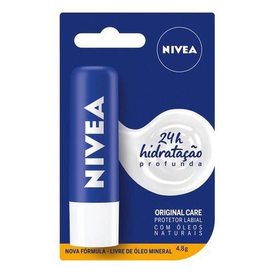 Imagem de Protetor Labial Nívea Original Care 4,8G