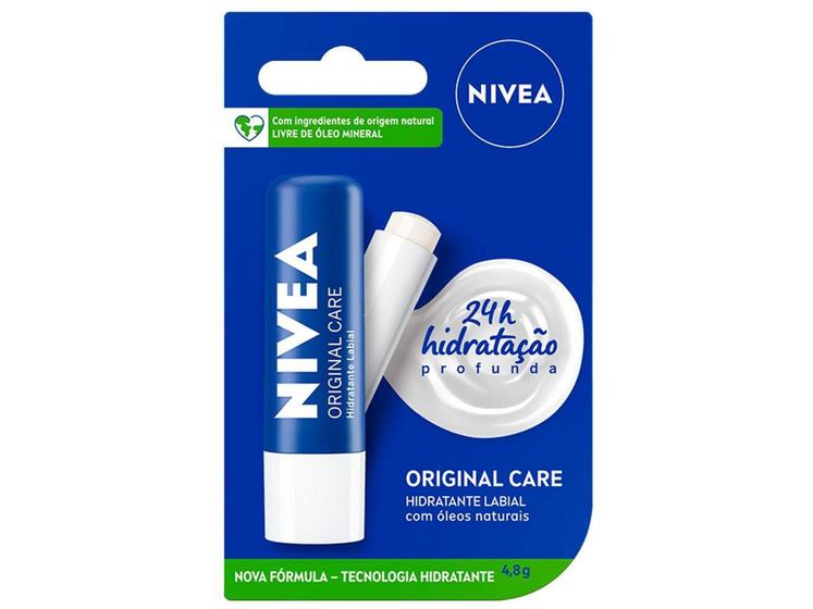 Imagem de Protetor Labial Nivea Original Care 4,8g