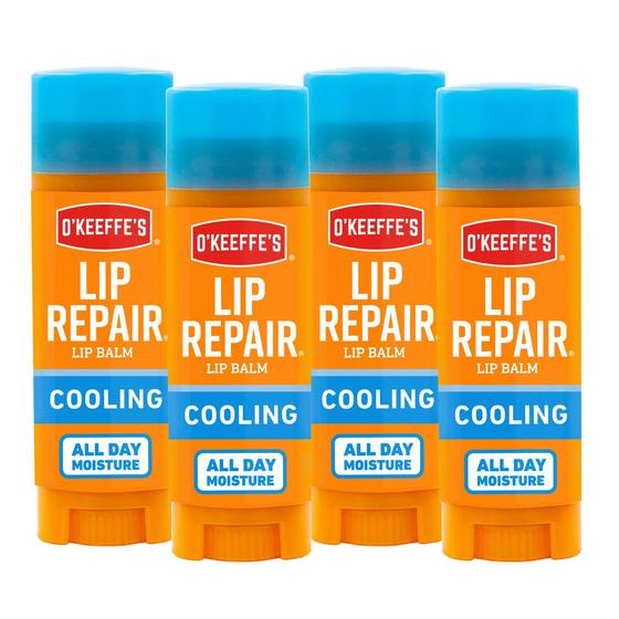 Imagem de Protetor Labial O'Keeffe's Cooling Relief - Kit com 4 Unidades