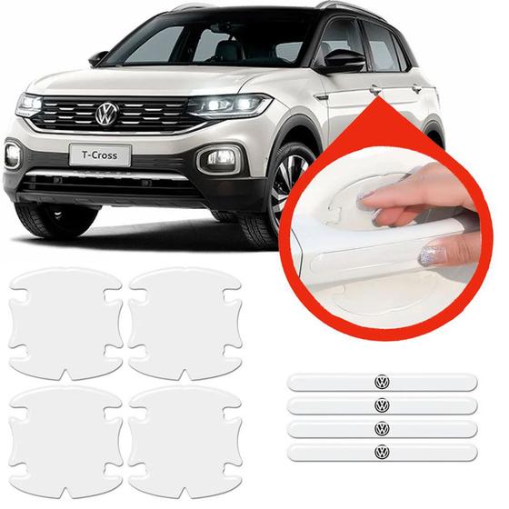 Imagem de Protetor Maçaneta Silicone Volkswagen T-Cross 19 20 21 22 23