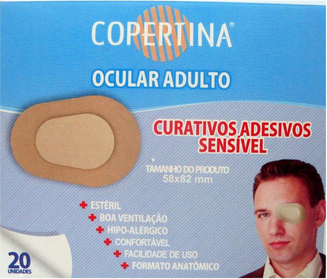 Imagem de Protetor Ocular Adulto com 20 Unidades - Copertina