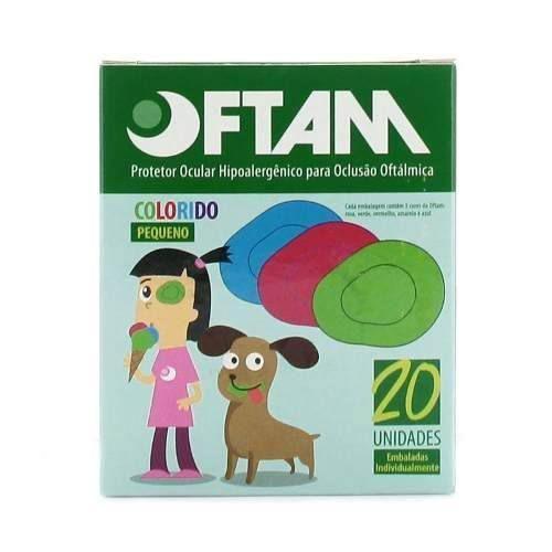 Imagem de Protetor Ocular Infantil Colorido Com 20 Oftan