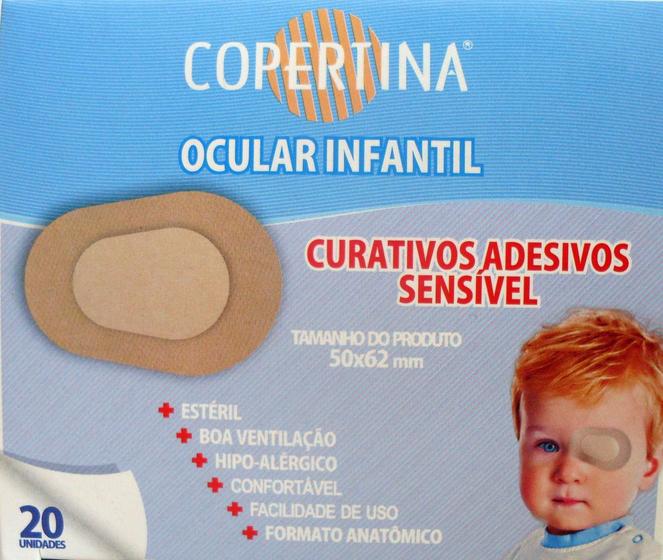 Imagem de Protetor Ocular Infantil com 20 Unidades - Copertina