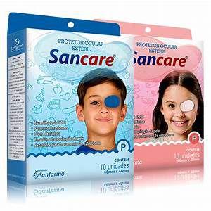 Imagem de Protetor ocular infantil masculino c/10 sancare p