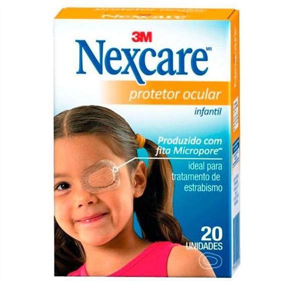 Imagem de Protetor Ocular Infantil Nexcare 20 Unidades