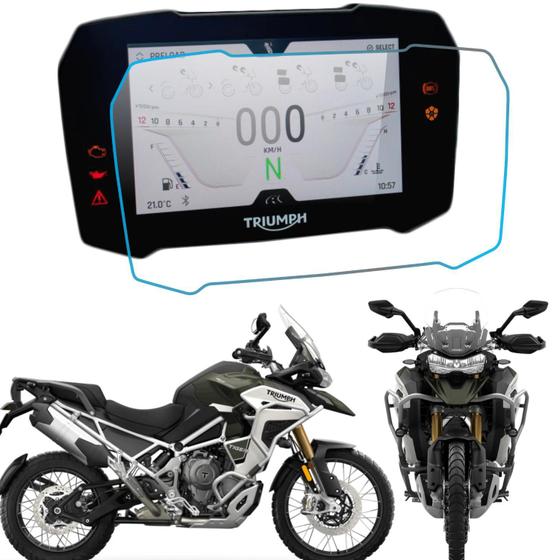 Imagem de Protetor Painel Triumph Tiger 900 2020 2021 2022 Película