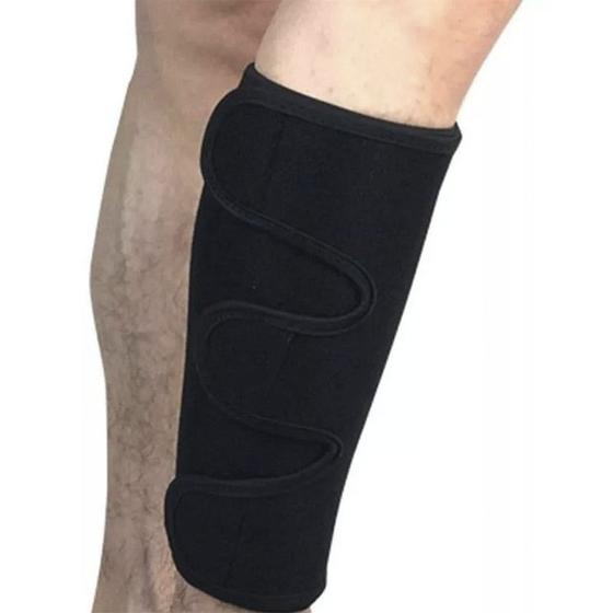 Imagem de Protetor Panturrilha Com Fecho Ajustável Para Perna Flexível