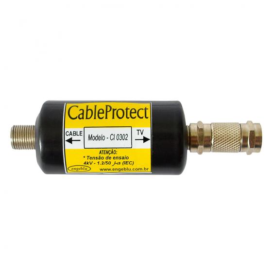 Imagem de Protetor para Cabo Coaxial de TV A Cabo CL0302 - Engeblu