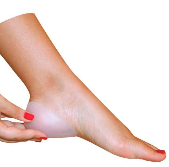 Imagem de Protetor para Calcanhar Soft-Gel Tripla Ação Feminino (Par) (Ref. 1022)  Ortho Pauher