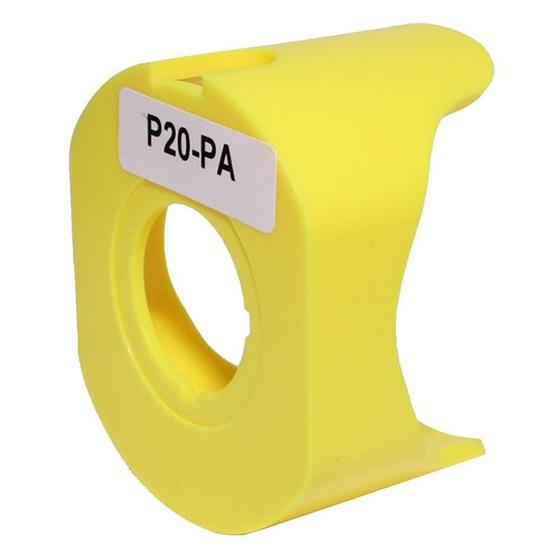 Imagem de Protetor Plástico Amarelo Para Botão De Emergência 22mm Metaltex