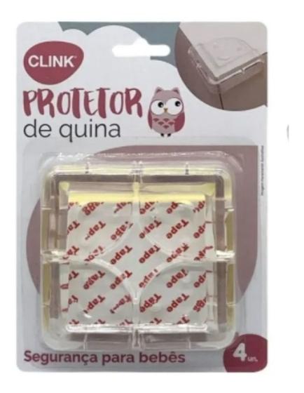 Imagem de Protetor Quina Móveis Cantoneira Silicone Bebê Mesa Criança