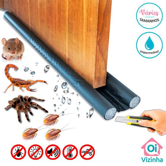 Protetor Rolinho Veda Porta Impermeável 70cm sem Costura Menor preço em Protetor Rolinho Veda Porta Impermeável 70cm sem Costura