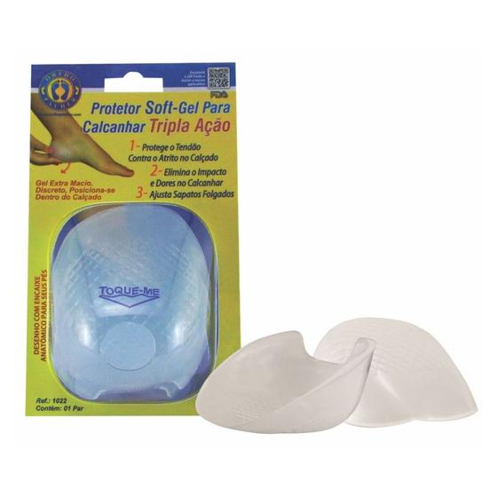 Imagem de Protetor soft gel para calcanhar tripla ação de gel  1022 - ortho pauher