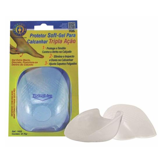 Imagem de Protetor Soft GEL Para Calcanhar Tripla Ação de GEL  1022 - Ortho Pauher