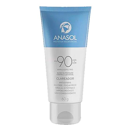 Imagem de Protetor Solar 60g Facial Clareador FPS 90 - Anasol