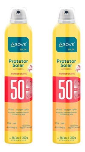 Imagem de Protetor Solar Aerosol Above Fps50 350ml Combo 2 Und