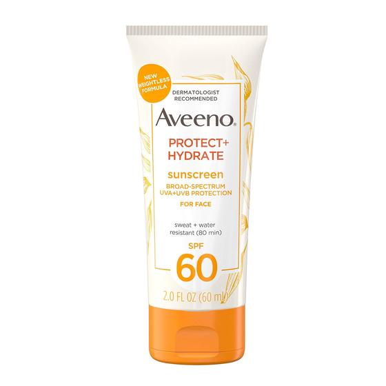 Imagem de Protetor solar Aveeno Protect + Hydrate SPF 60 60ml para pele sensível