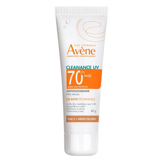 Imagem de Protetor Solar Avène Cleanance UV FPS70 Tom 3 Médio Escuro 40g