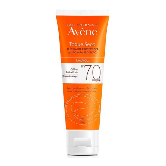 Protetor Solar Avène FPS 70 Toque Seco Emulsão 40g Menor preço em Protetor Solar Avène FPS 70 Toque Seco Emulsão 40g