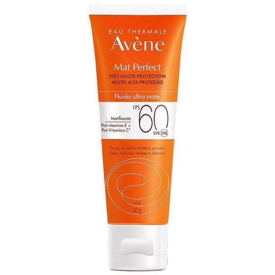 Imagem de Protetor Solar Avène Mat Perfect Fluido FPS 60 Sem Cor 40g