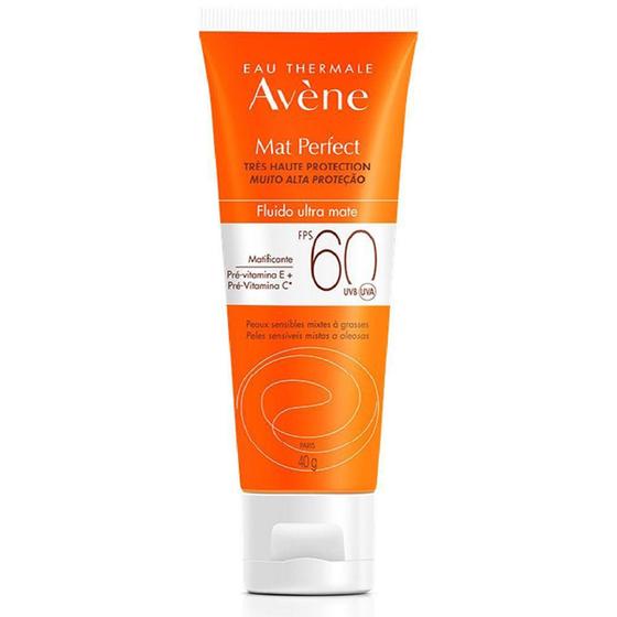 Protetor Solar Avène Mat Perfect Fluido Ultra Mate FPS60 40g - AVENE Menor preço em Protetor Solar Avène Mat Perfect Fluido Ultra Mate FPS60 40g - AVENE