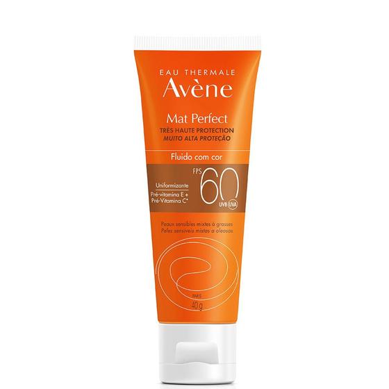 Imagem de Protetor Solar Avène Mat Perfect Fps60 Fluido Com Cor 40g