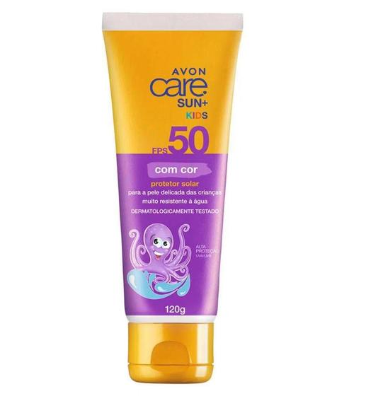 Imagem de Protetor Solar Avon Sun+ Kids Infantil Fps50 Com Cor