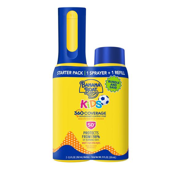 Imagem de Protetor solar Banana Boat Kids 360 Coverage SPF 50+ Mist 162 ml