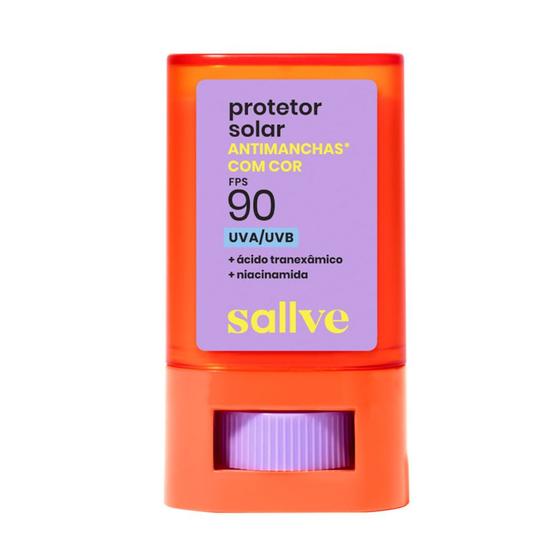 Imagem de Protetor Solar Bastão Sallve Antimanchas com Cor Fps 90