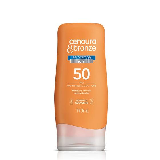 Imagem de Protetor Solar Cenoura & Bronze FPS 50 Loção 110ml