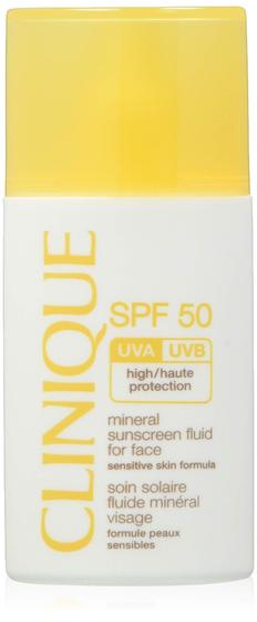 Imagem de Protetor solar Clinique SPF 50 Fluido Mineral para Rosto 30mL