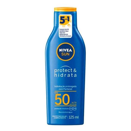 Imagem de Protetor Solar com Ação Hidratante FPS 50 125ml - Nivea