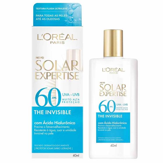 Imagem de Protetor Solar com Cor L'oreal Paris - Solar Expertise The Invisible FPS60