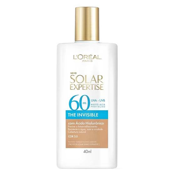 Imagem de Protetor Solar com Cor L'oreal Paris - Solar Expertise The Invisible FPS60