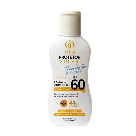 Imagem de Protetor Solar com Repelente Fps 60 Baíra 120 ml