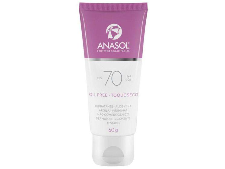 Protetor Solar Corporal Anasol FPS 70 - Toque Seco 60g Menor preço em Protetor Solar Corporal Anasol FPS 70 - Toque Seco 60g