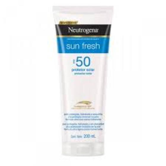 Imagem de Protetor Solar Corporal com 200ml Neutrogena Sun Fresh FPS 50 rapida absorção