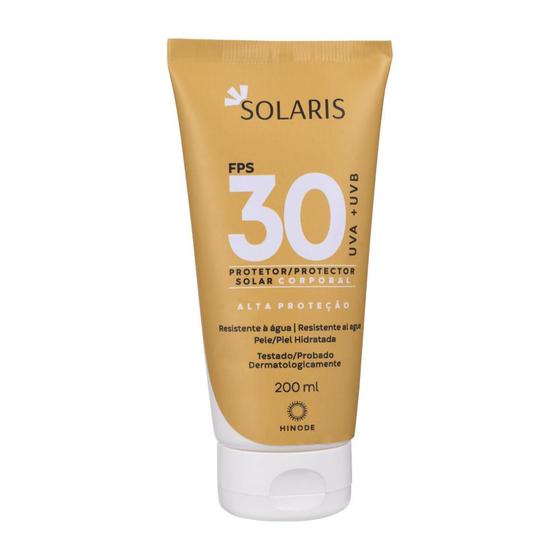 Imagem de Protetor Solar Corporal Hinode Solaris UVA e UVB FPS 30 200ml