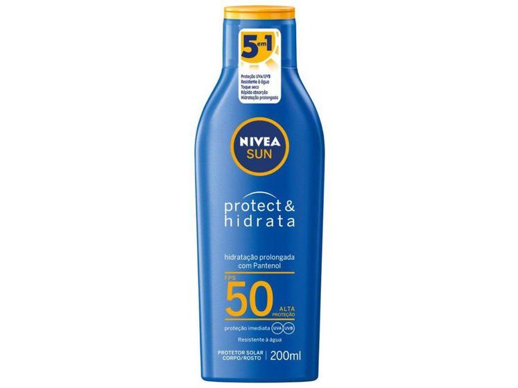 Imagem de Protetor Solar Corporal Nivea FPS 50 Sun - Protect & Hidrata 200ml